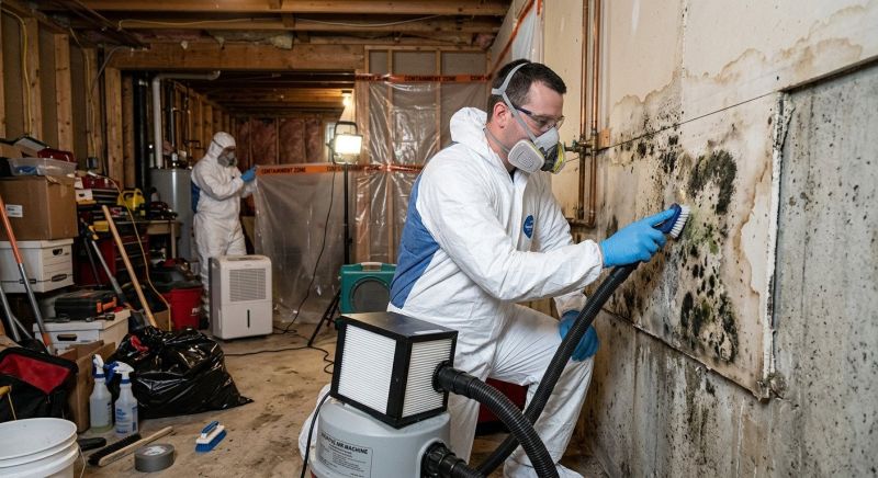 White Mold Mitigation in Dallas, TX