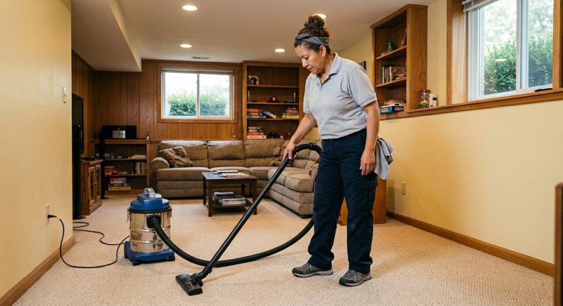 Basement Vacuuming in Bellevue, WA