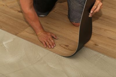 Products For Vinyl Floor Waxings in use